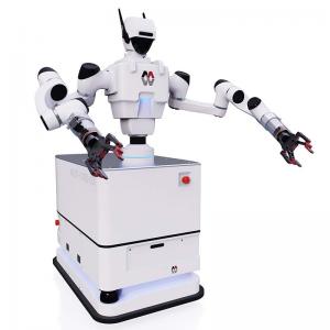 Omnidirectional dual-arm mobile collaborative robot with high precise easy to be teached